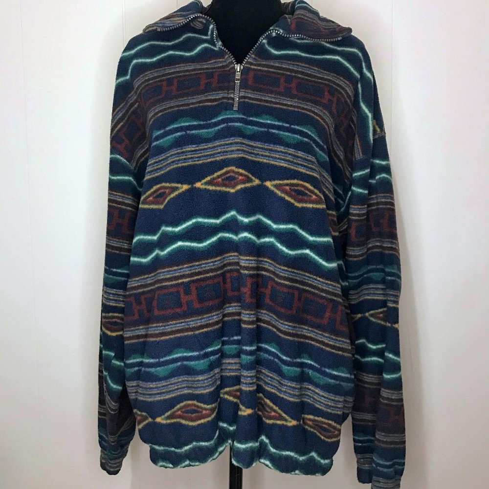 VTG Aztec Pullover Hoodie
